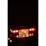 J-LINE BUS LED + MUZIEK KERSTMAN PLASTIC MULTICOLOR