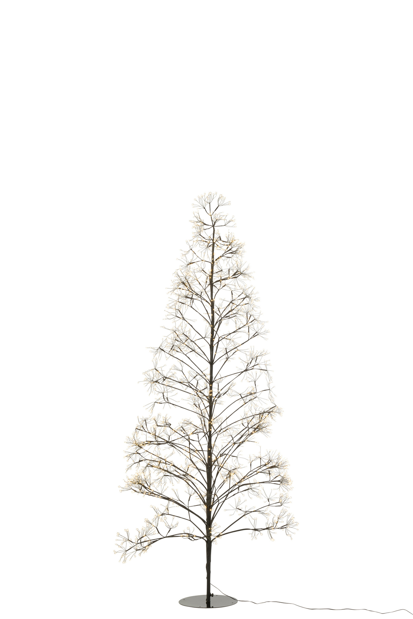 J-LINE BOOM 2700 LED METAAL ZWART MEDIUM