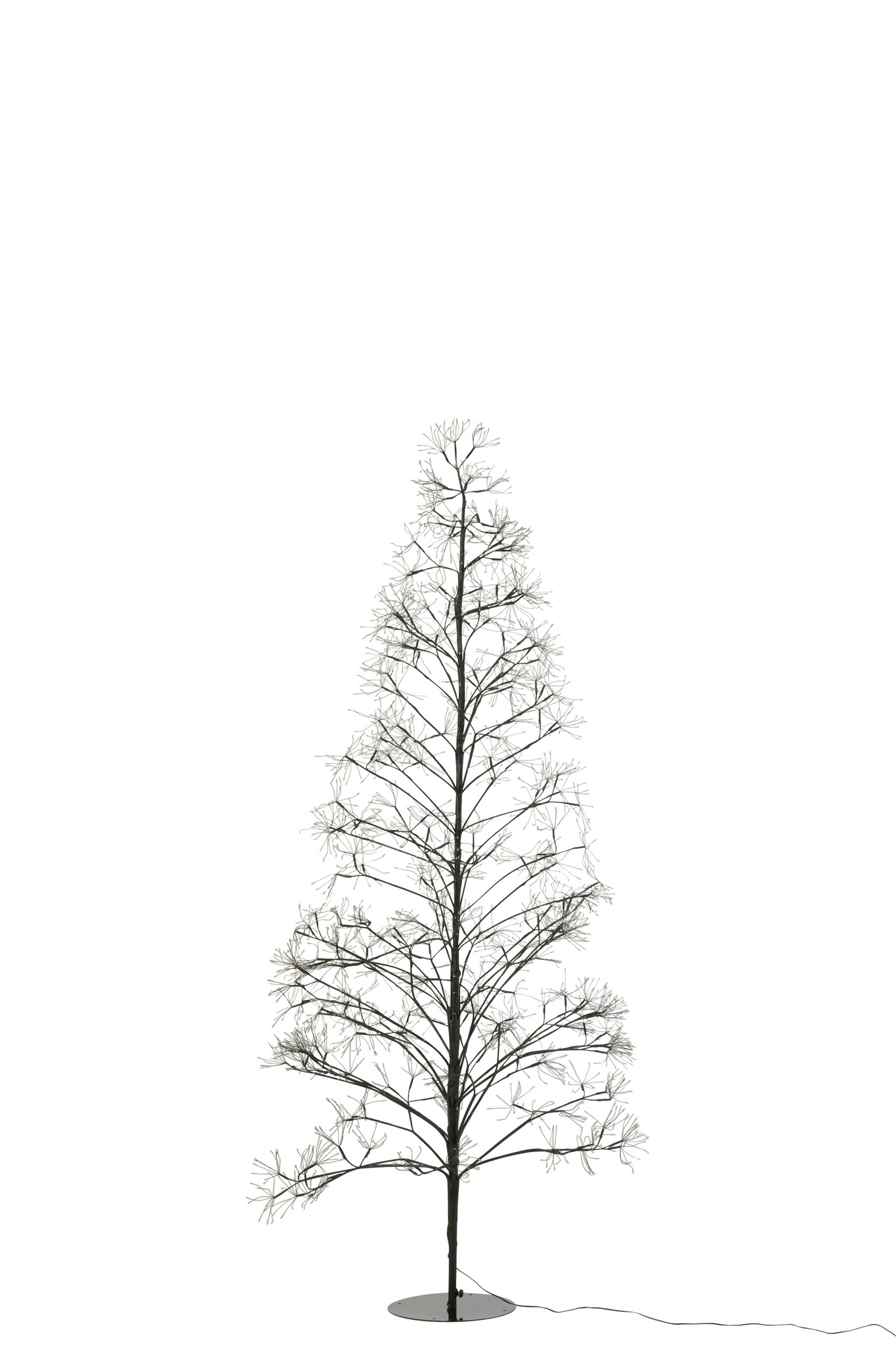 J-LINE BOOM 2700 LED METAAL ZWART MEDIUM