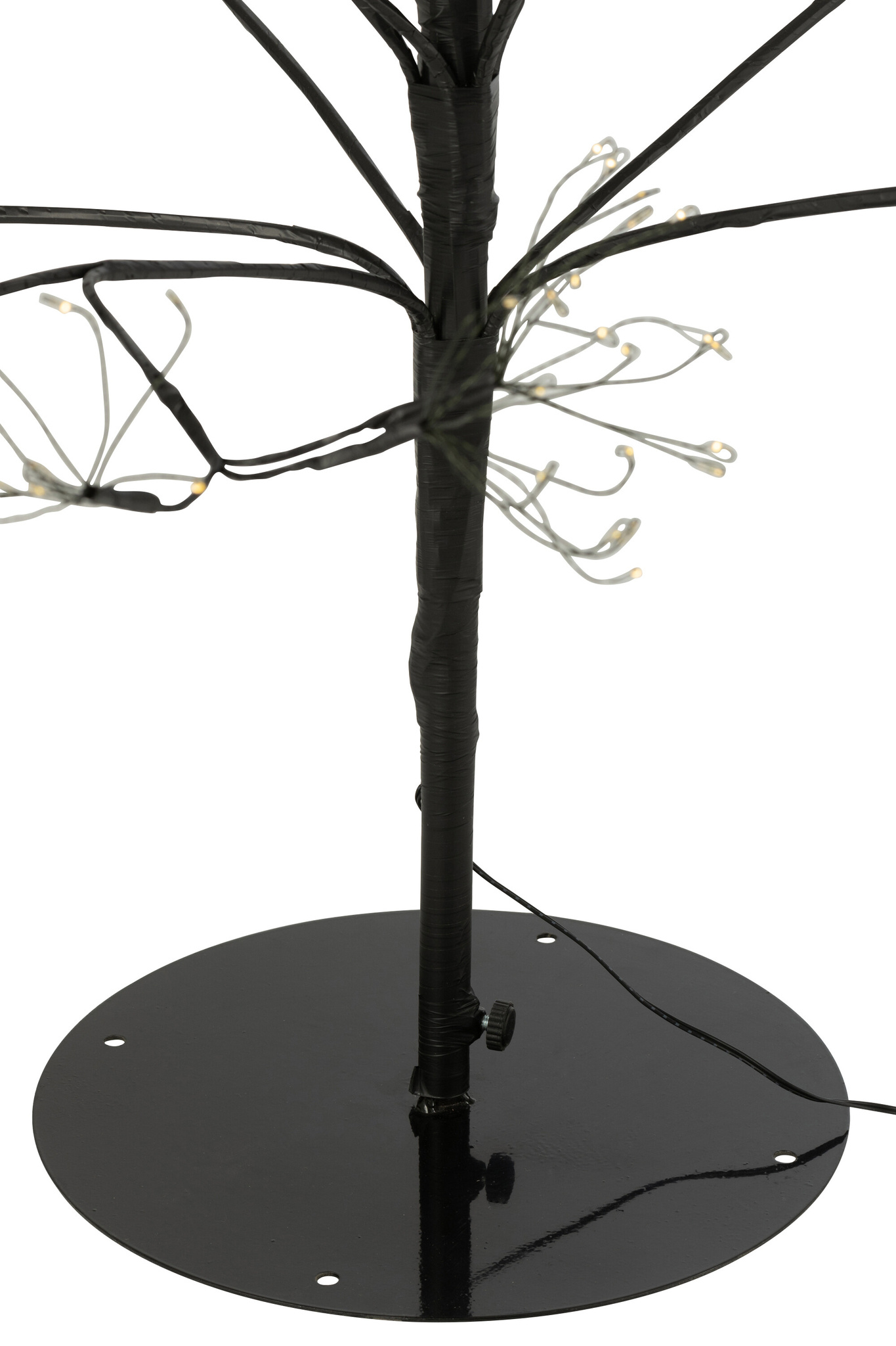 J-LINE BOOM 2700 LED METAAL ZWART MEDIUM