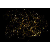 J-LINE KERSTVERLICHTING DRAAD 30M ZILVER 300 LED WARM WIT