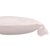 J-LINE KUSSEN KERSTBOMEN KATOEN WIT