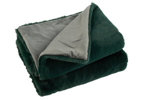 J-LINE PLAID CUTIE POLYESTER DONKERGROEN