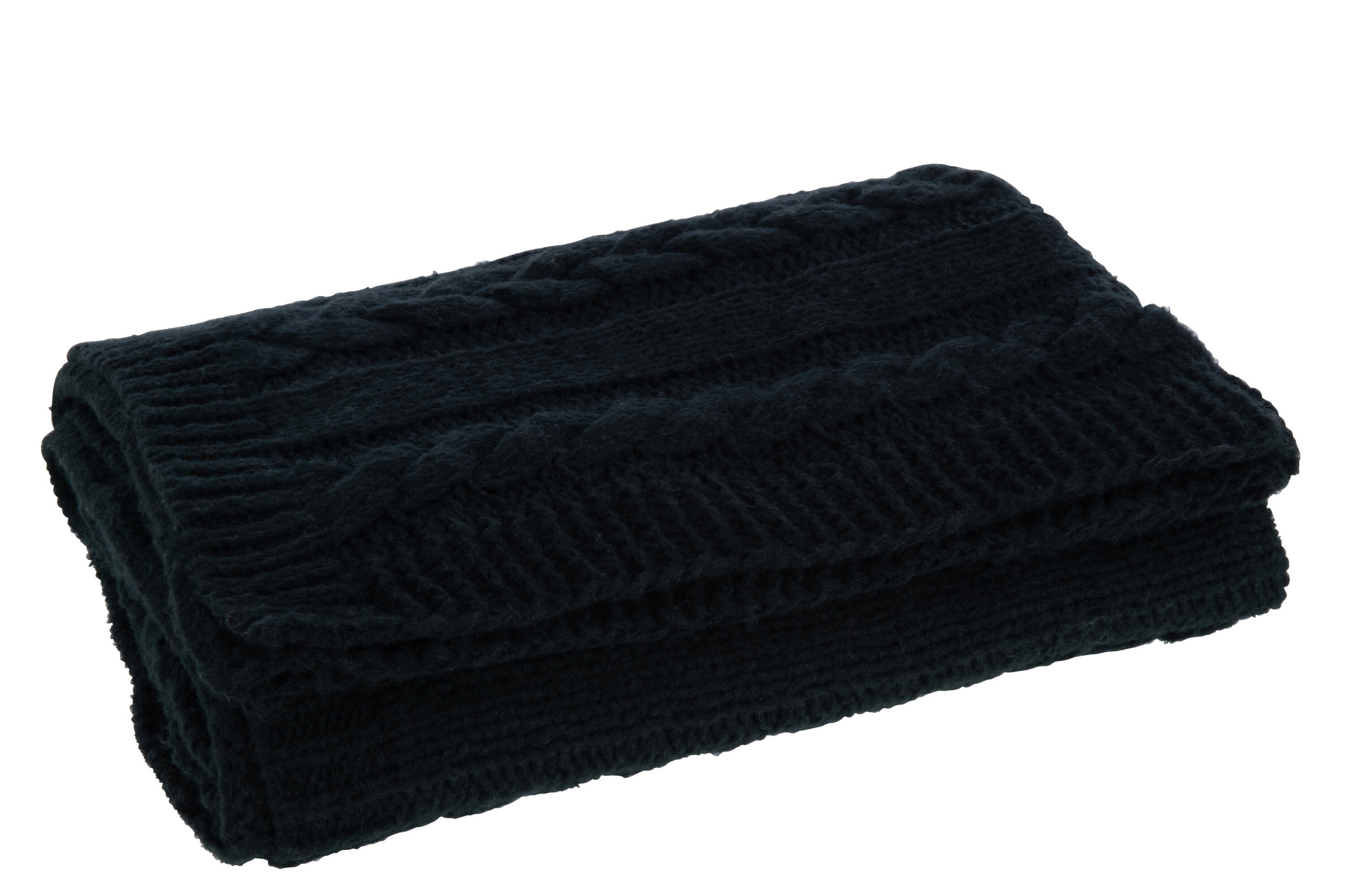 J-LINE PLAID TWIST POLYESTER ZWART