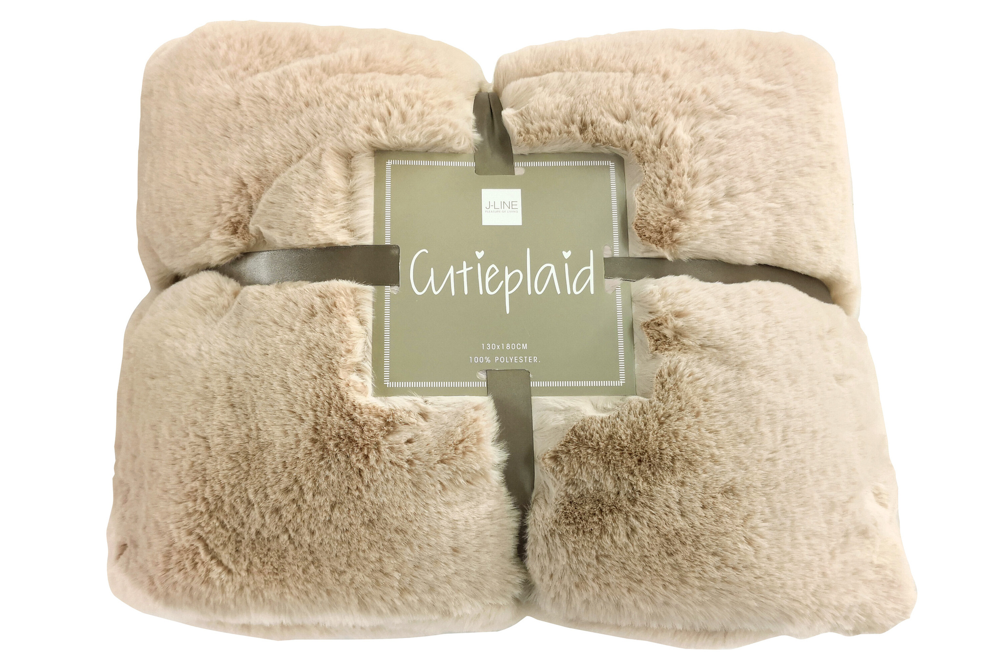 J-LINE PLAID CUTIE POLYESTER BEIGE