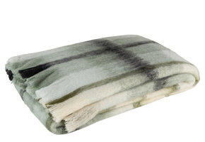 J-LINE PLAID RHOMBUS ACRYL/WOL BRUIN/GROEN/WIT