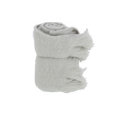 J-LINE PLAID MET FRANJES POLYESTER GRIJS