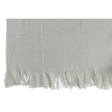 J-LINE PLAID MET FRANJES POLYESTER GRIJS