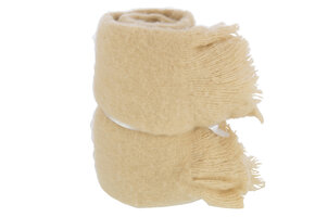 J-LINE GOOI MET FRANJES VAN POLYESTER BEIGE