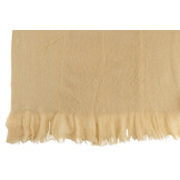 J-LINE GOOI MET FRANJES VAN POLYESTER BEIGE