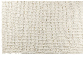 J-LINE DEKEN GEBREID POLYESTER WIT