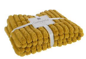 J-LINE GERUITE RIBFLUWELEN POLYESTER OKER