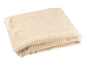 J-LINE DEKEN VAN POLYESTER BEIGE