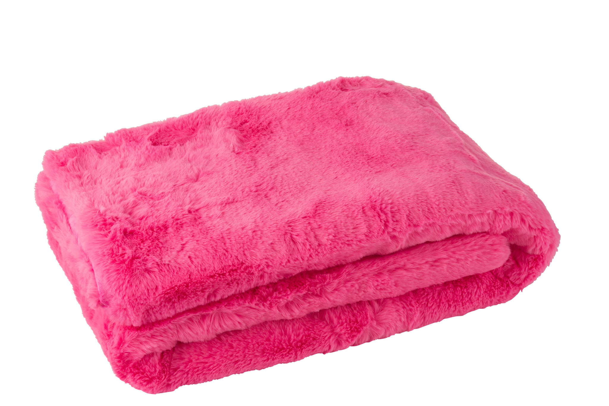 J-LINE DEKEN CUTIE POLYESTER NEONROZE