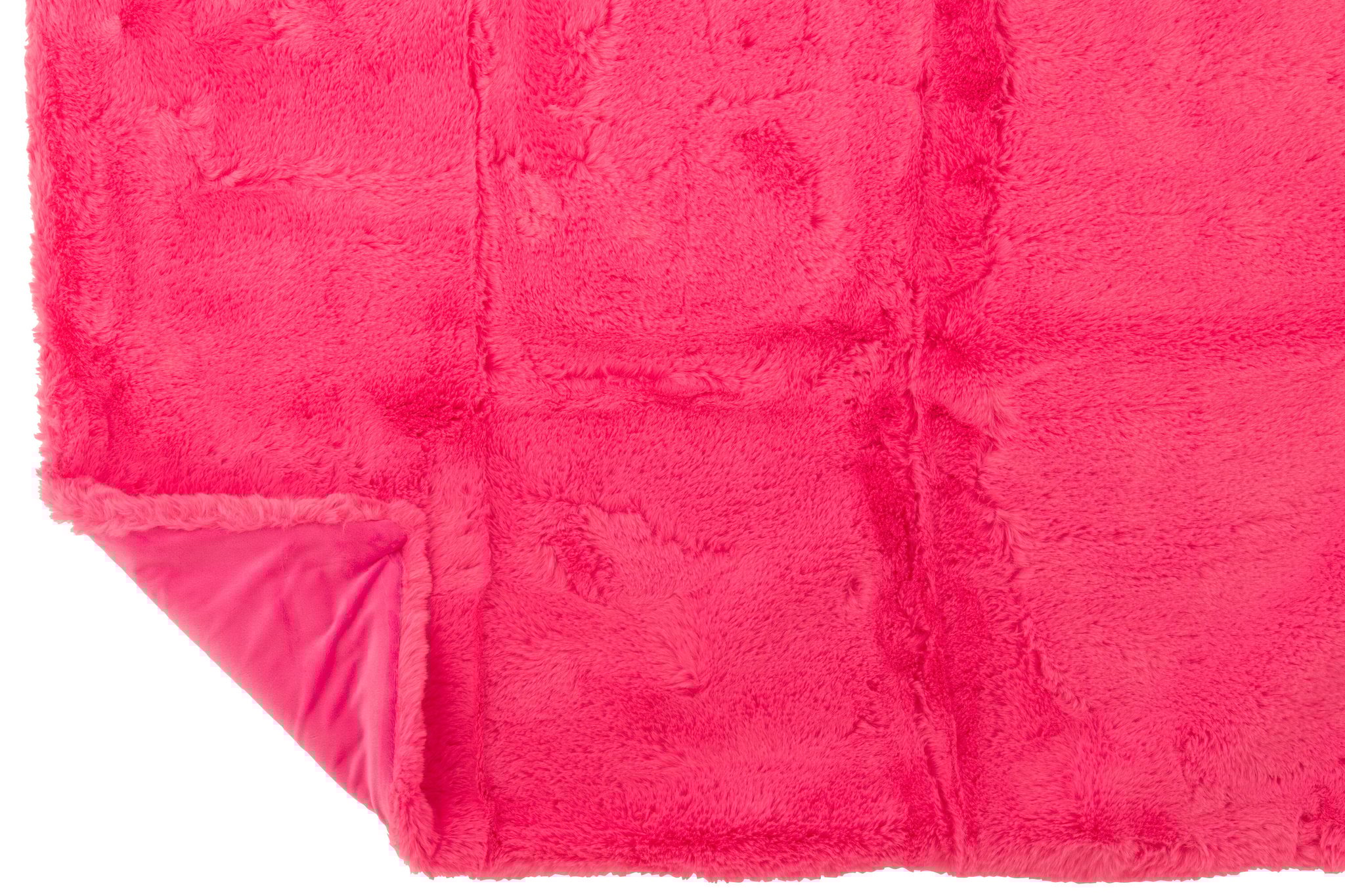 J-LINE DEKEN CUTIE POLYESTER NEONROZE