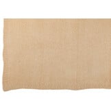 J-LINE DEKEN CHENILLE POLYESTER BEIGE