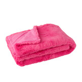 J-LINE DEKEN CUTIE POLYESTER NEONROZE