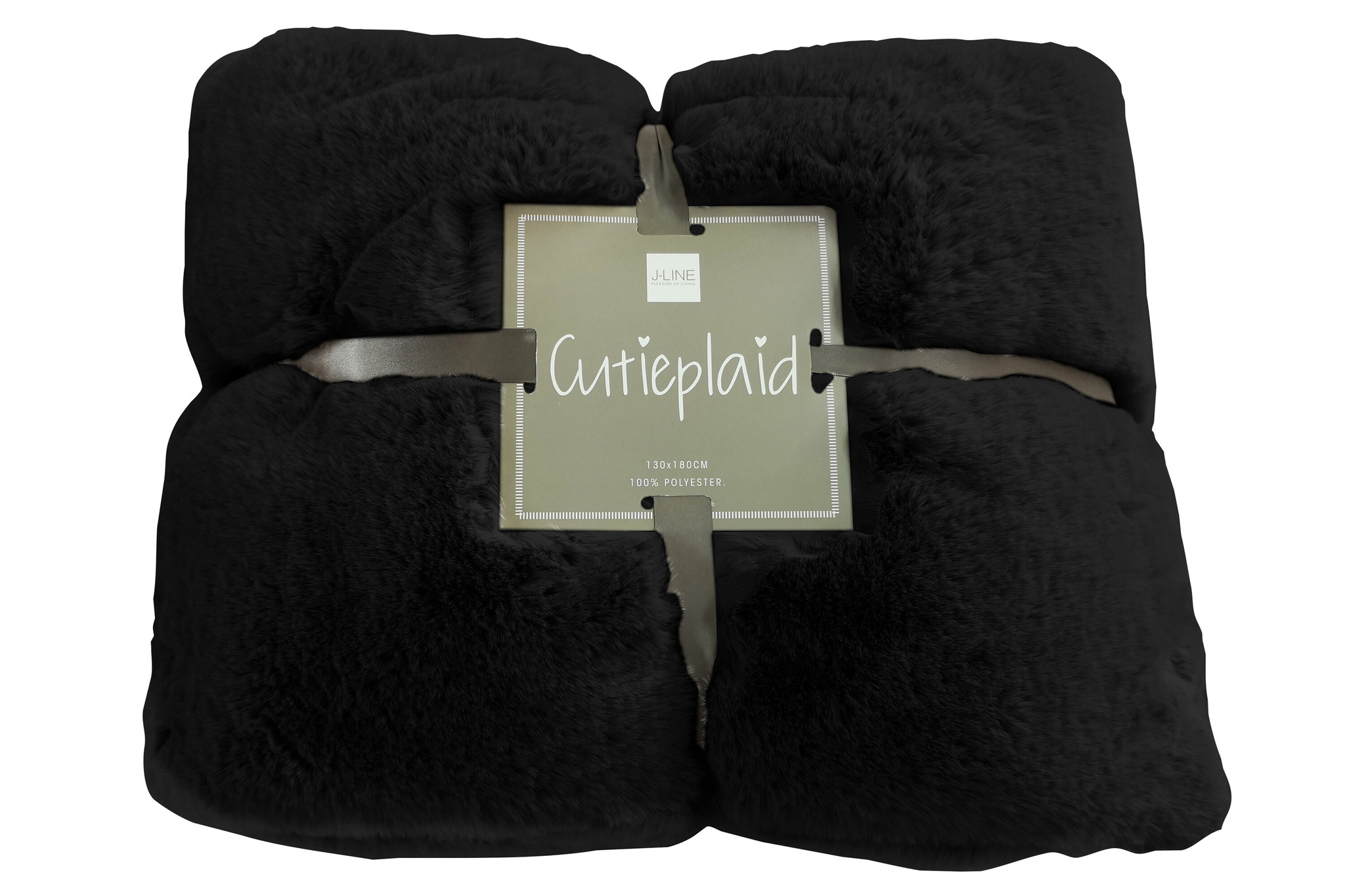 J-LINE PLAID CUTIE POLYESTER ZWART