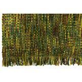 J-LINE DEKEN GEBREID ACRYL GROEN