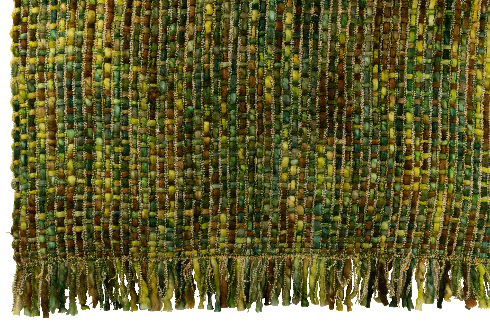 J-LINE DEKEN GEBREID ACRYL GROEN