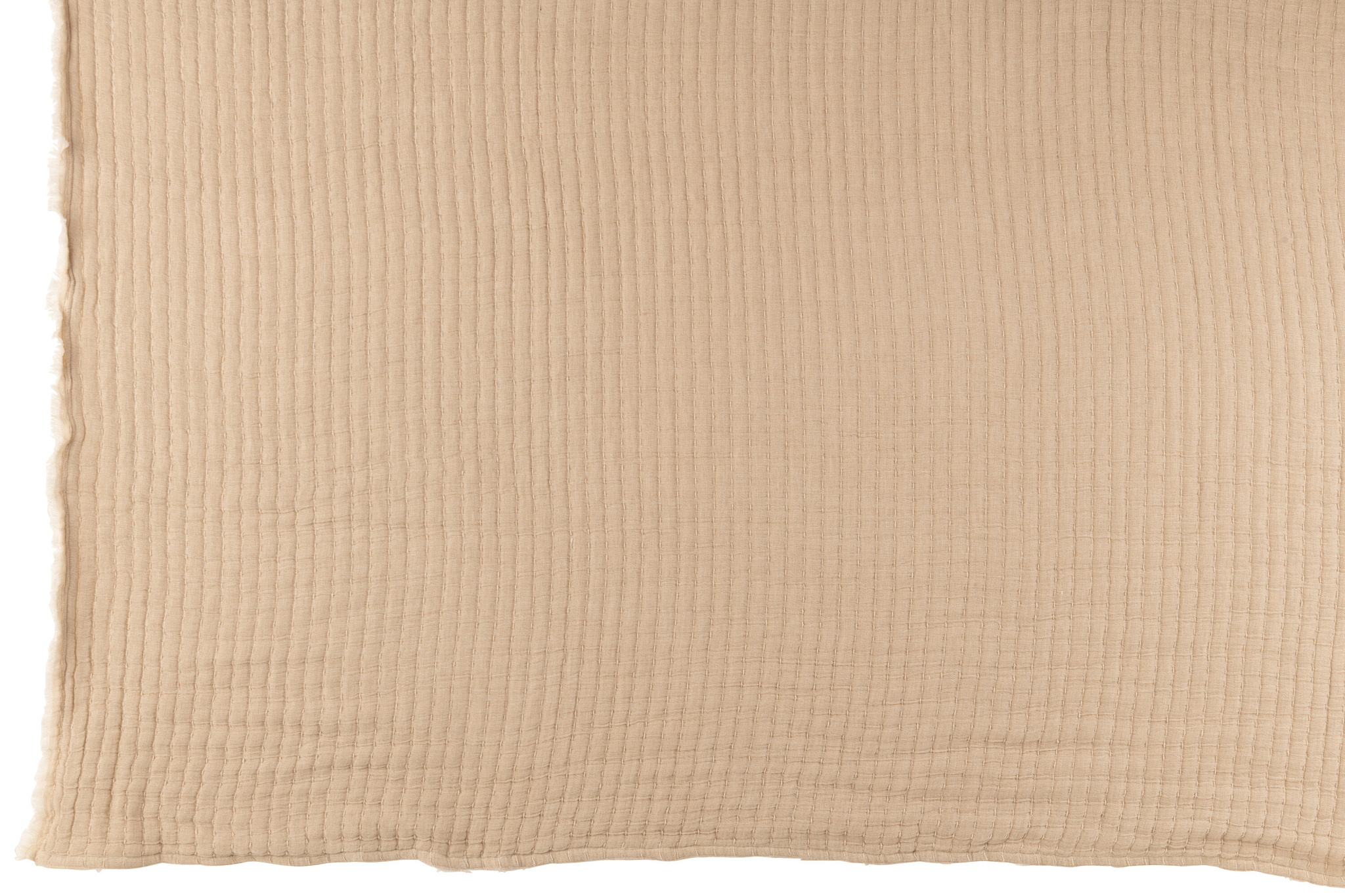 J-LINE PLAID TEDDY LINES STIKSEL KATOEN/POLYESTER BEIGE