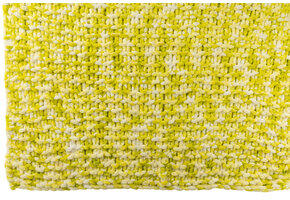 J-LINE DEKEN GEBREID POLYESTER GROEN/WIT