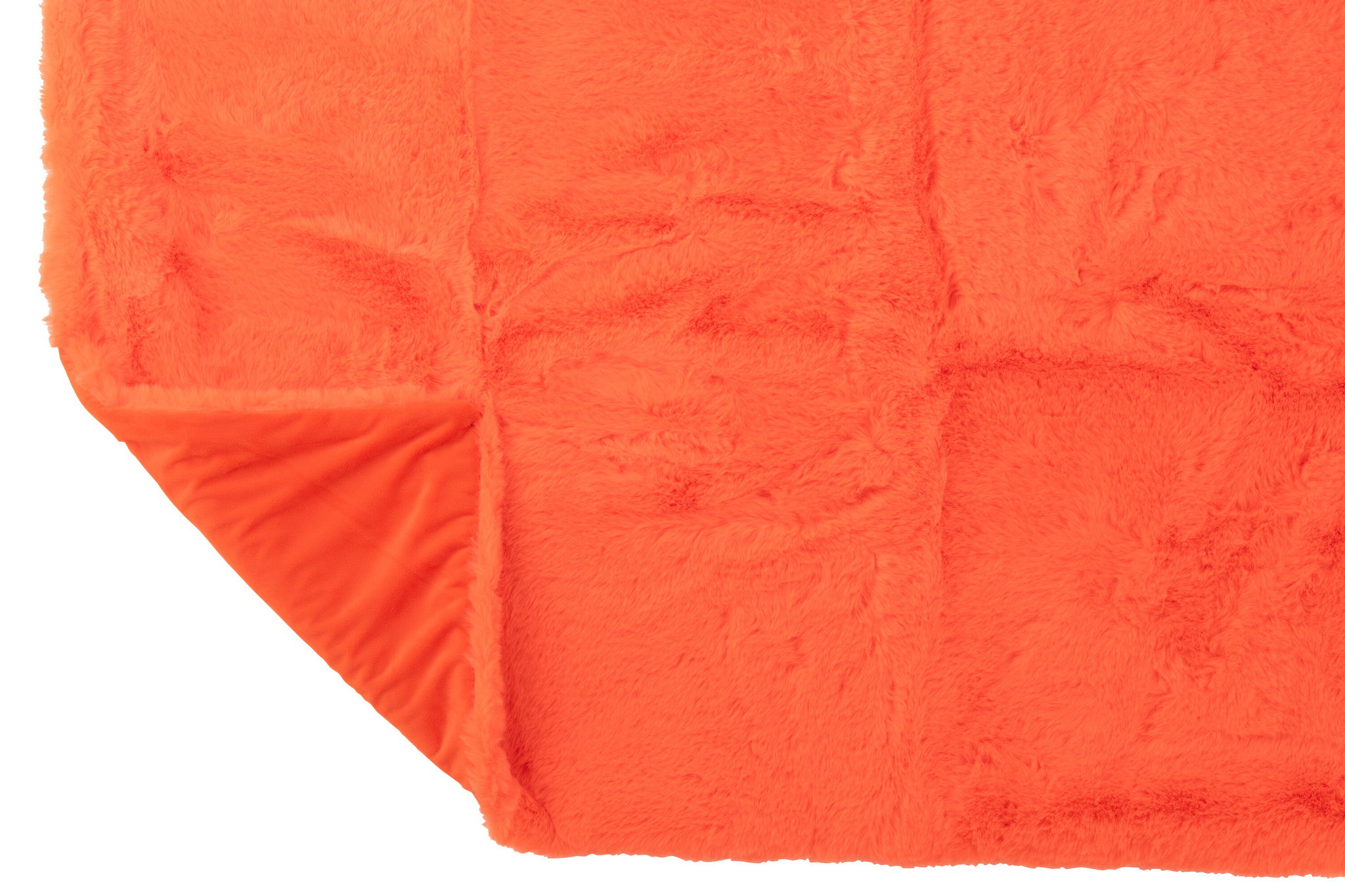 J-LINE DEKEN CUTIE POLYESTER NEON ROOD