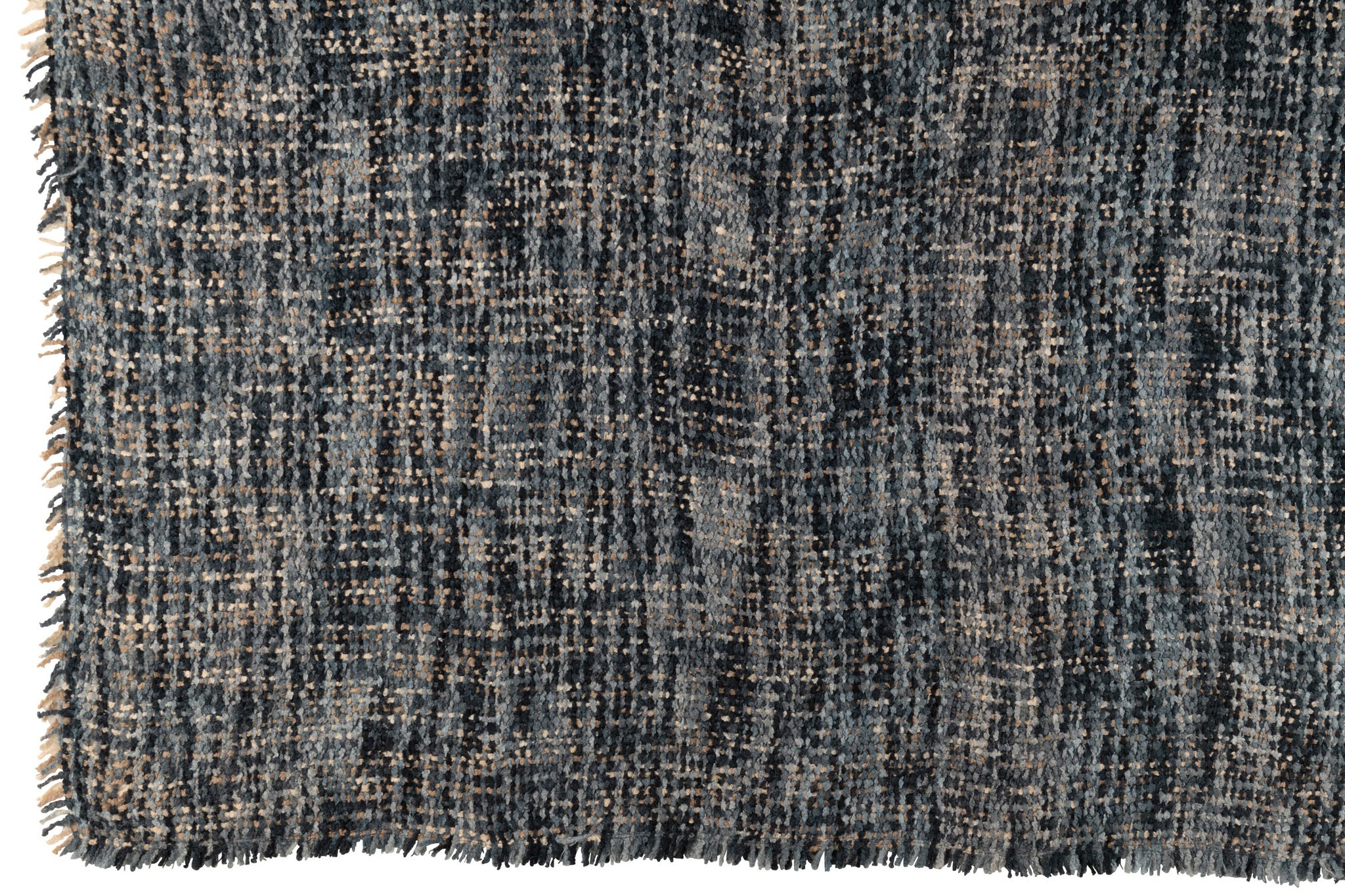 J-LINE PLAID TWEED ACRYL/KATOEN BLAUW/WIT