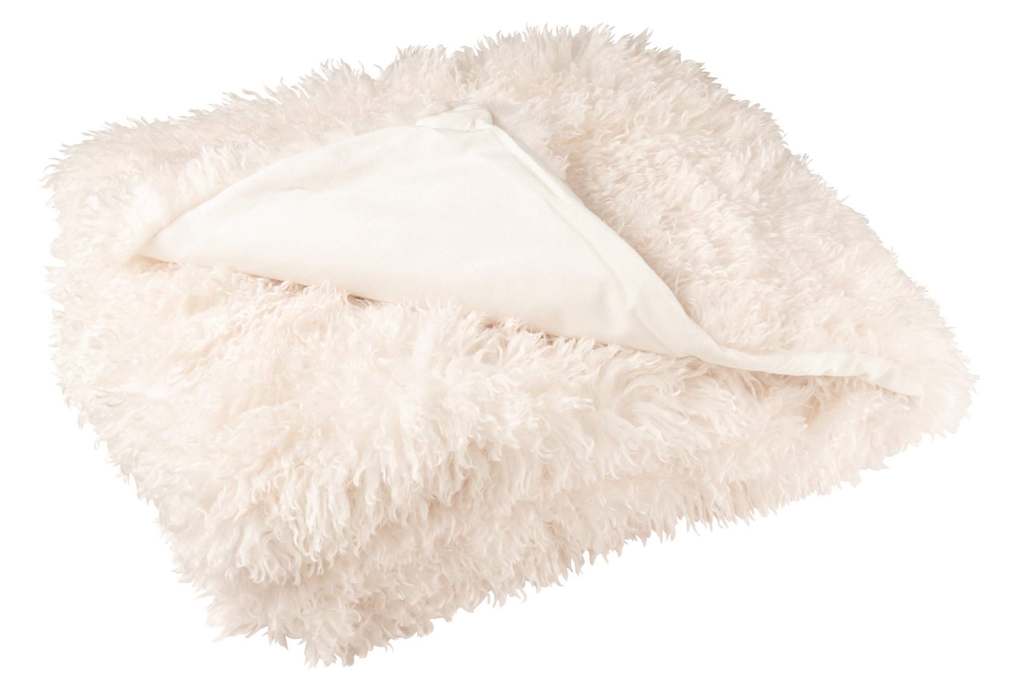 J-LINE DEKEN MOUTIE POLYESTER WIT