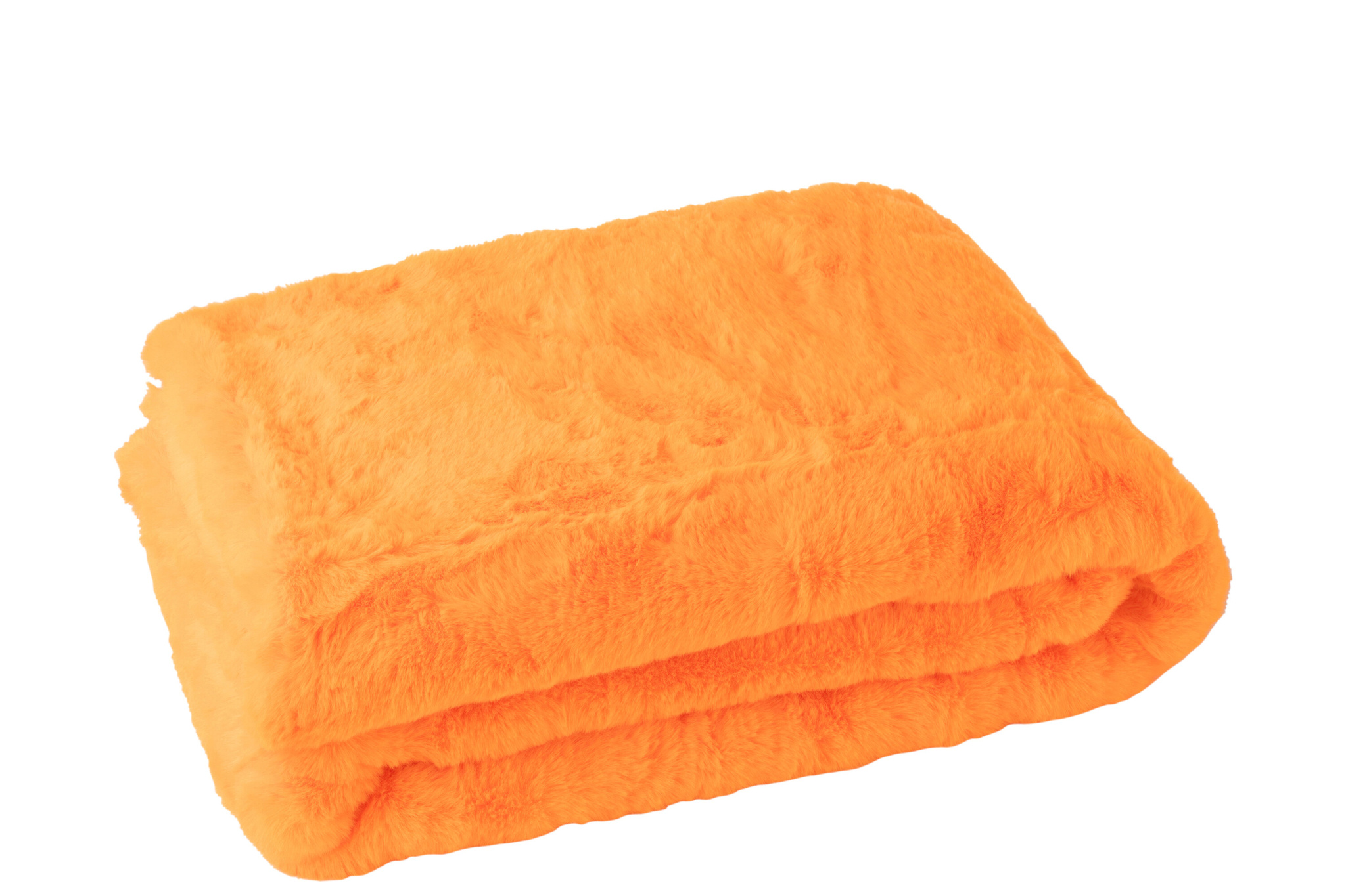 J-LINE DEKENTJE CUTIE POLYESTER NEON ORANJE