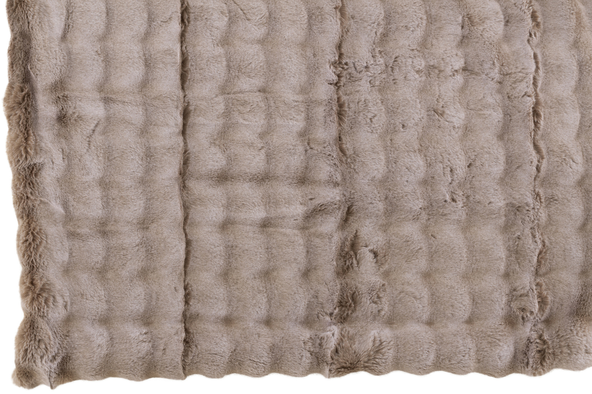 J-LINE PLAID WAVE POLYESTER TAUPE