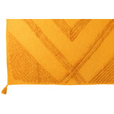 J-LINE GERUIT TUFTED PATROON + KWASTJES KATOEN OKER