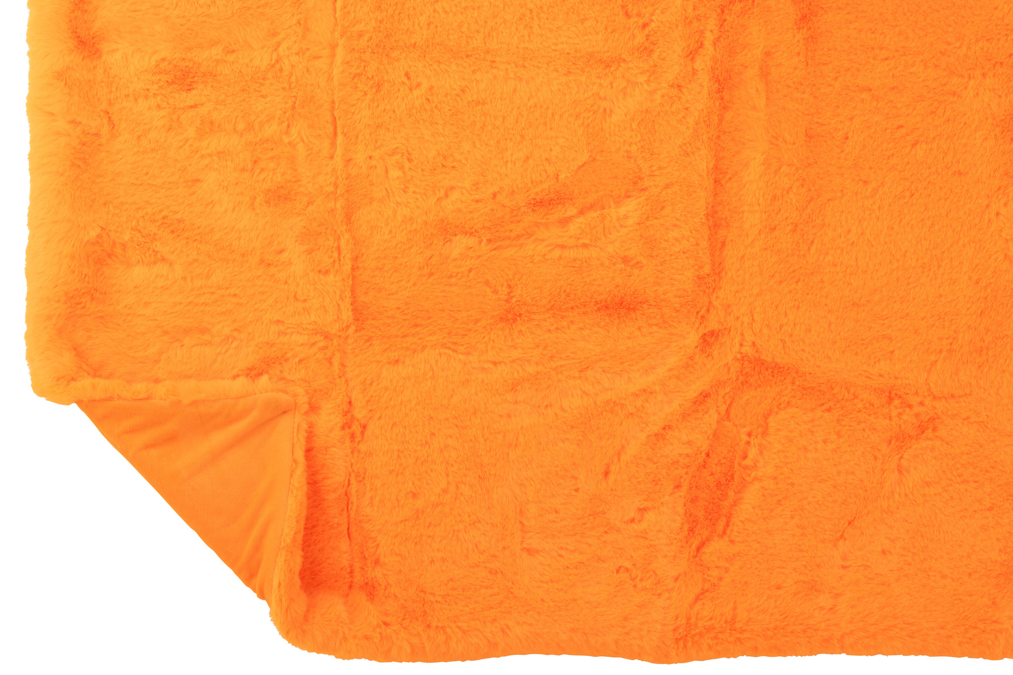 J-LINE DEKENTJE CUTIE POLYESTER NEON ORANJE