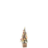 J-LINE KERSTBOOM + LED PLASTIC SNEEUW GROEN/ROOD KLEIN