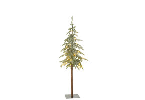 J-LINE KERSTBOOM C+LED PLASTIC SNEEUW GROEN KLEIN