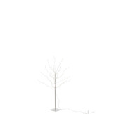 J-LINE BOOM BARE+LED METAAL WIT MIDDEL