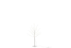 J-LINE BOOM BARE+LED METAAL WIT MIDDEL