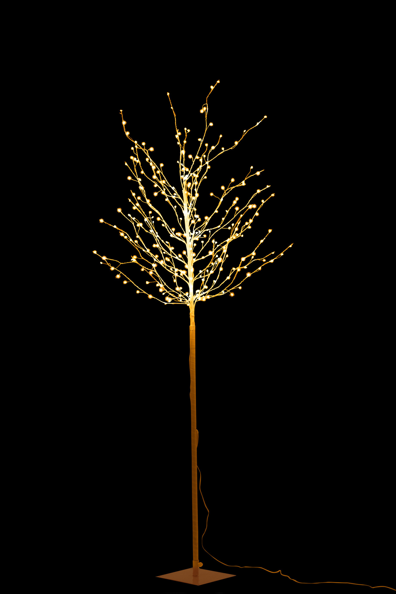 J-LINE BOOM BARE + LED METAAL WIT GROOT