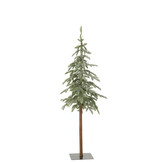 J-LINE KERSTBOOM C+LED PLASTIC SNEEUW GROEN KLEIN