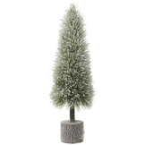 J-LINE KERSTBOOM B + LED KUNSTMATIGE SNEEUW GROEN GROOT
