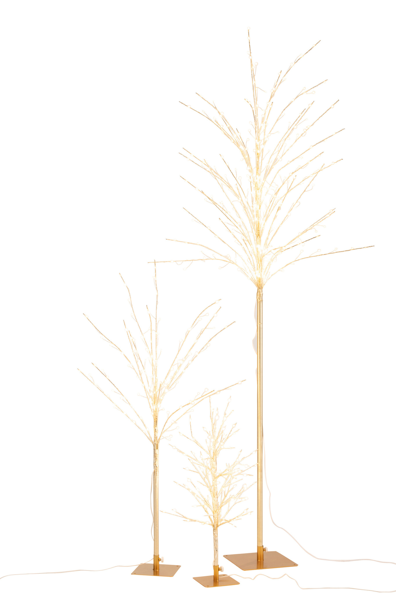 J-LINE KALE BOOM + LED METAAL GOUD GROOT