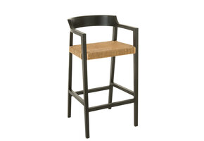 J-LINE BARKRUK EMMA TEAK ZWART/BRUIN