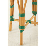 J-LINE KRUK ROTAN DONKERGROEN GROOT