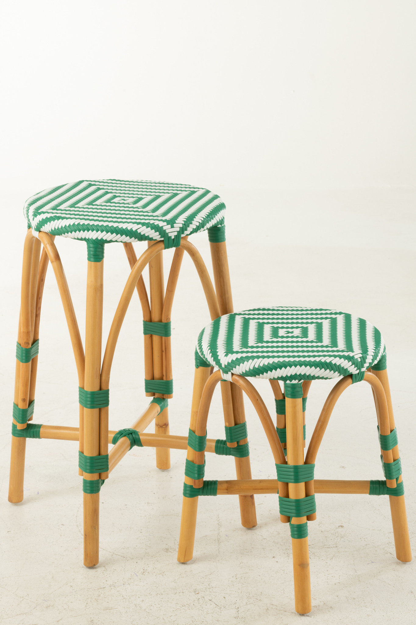 J-LINE KRUK ROTAN DONKERGROEN GROOT