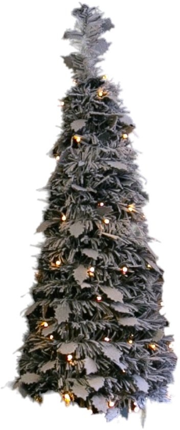 POP-UP KERSTBOOM 180 CM BESNEEUWD MET 250 LEDS