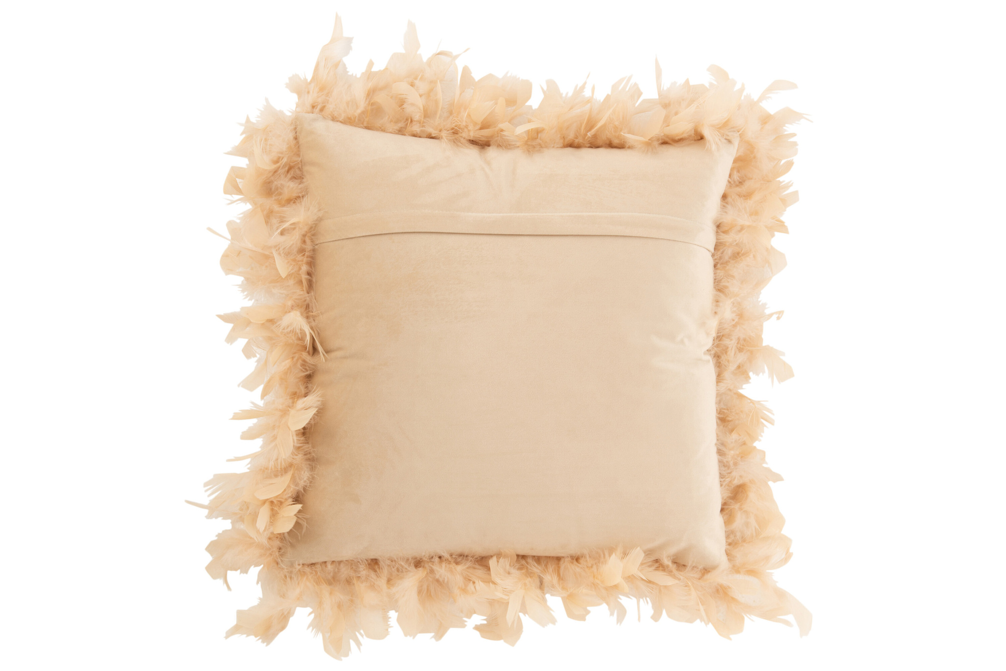 J-LINE KUSSENVEREN POLYESTER ROZE/BEIGE 45X45