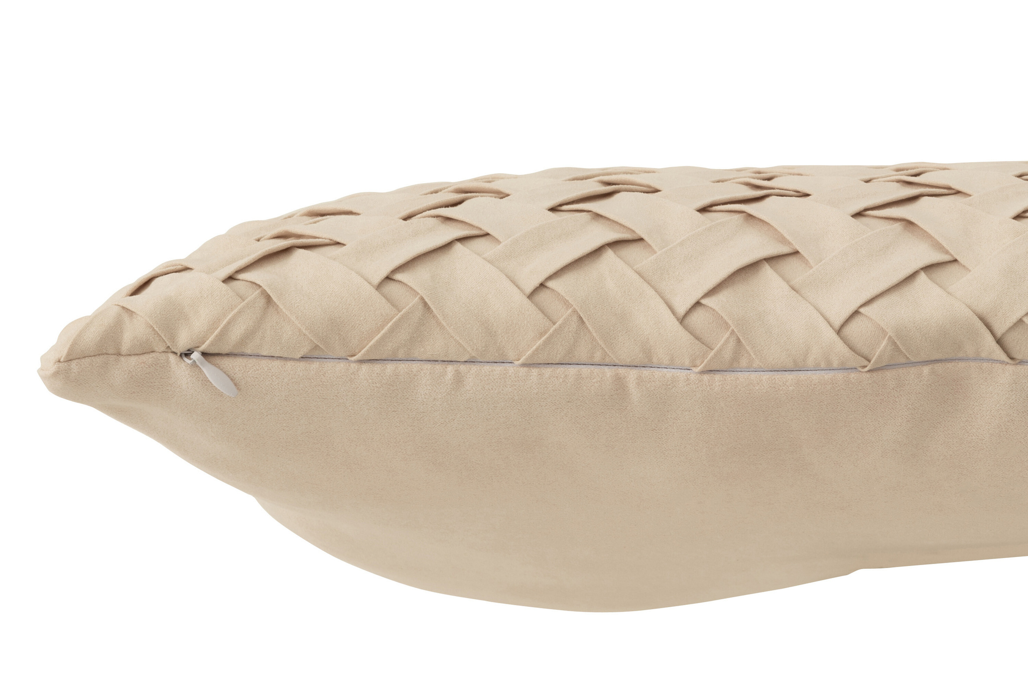 J-LINE KUSSEN GEWEVEN POLYESTER BEIGE