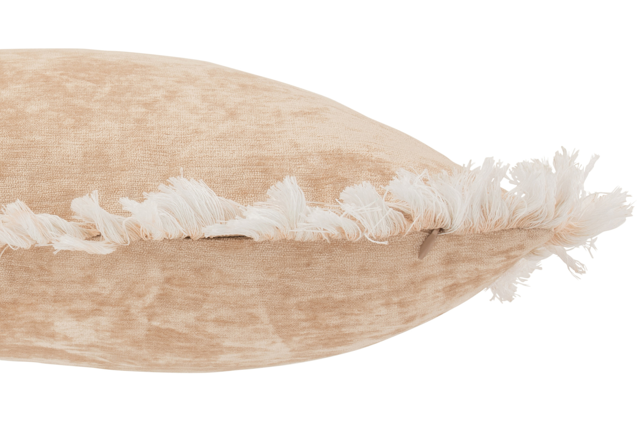 J-LINE KUSSEN FRANJE POLYESTER BEIGE