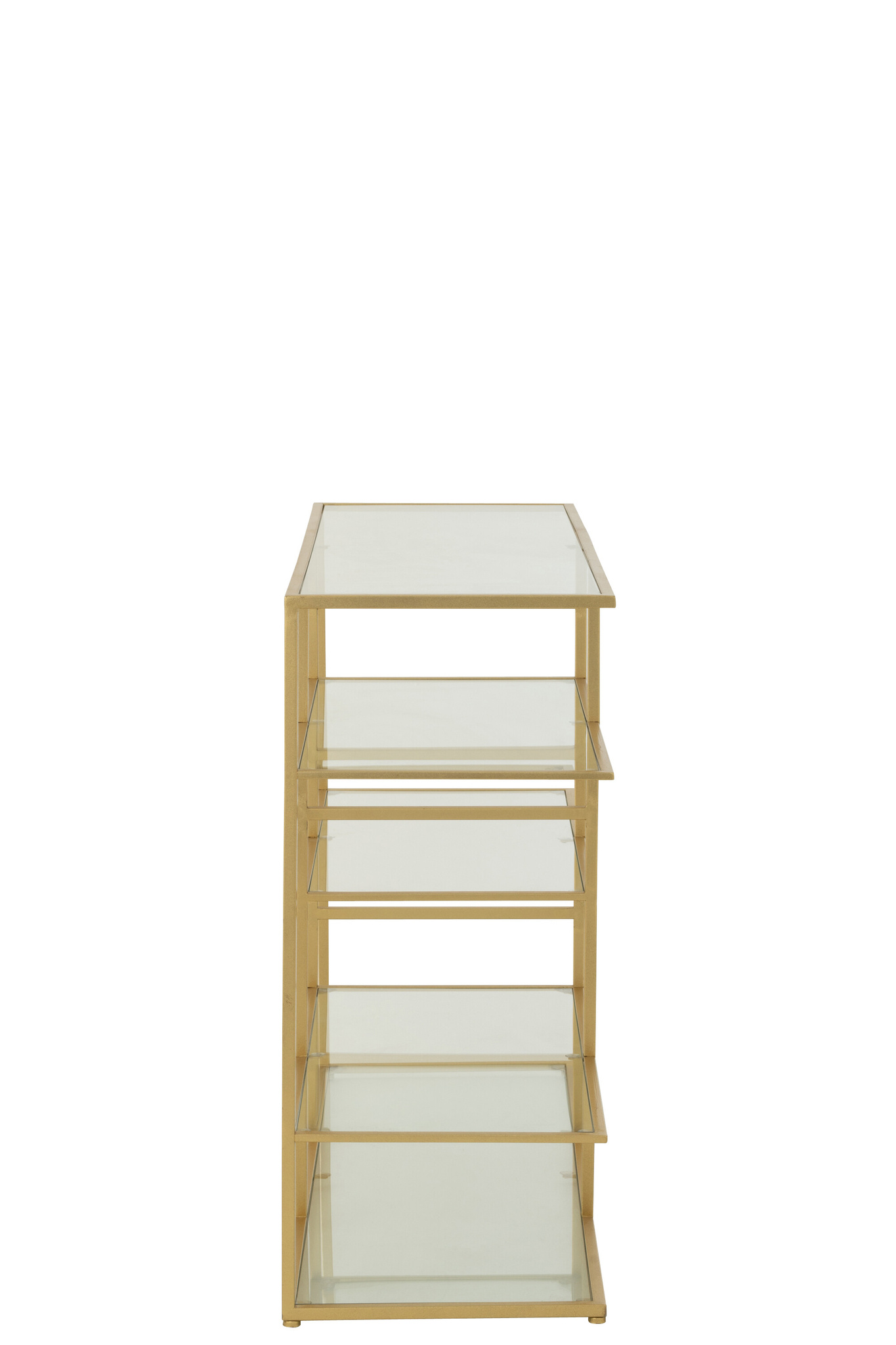 J-LINE CONSOLE IJZER/GLAS GOUDKLEURIG