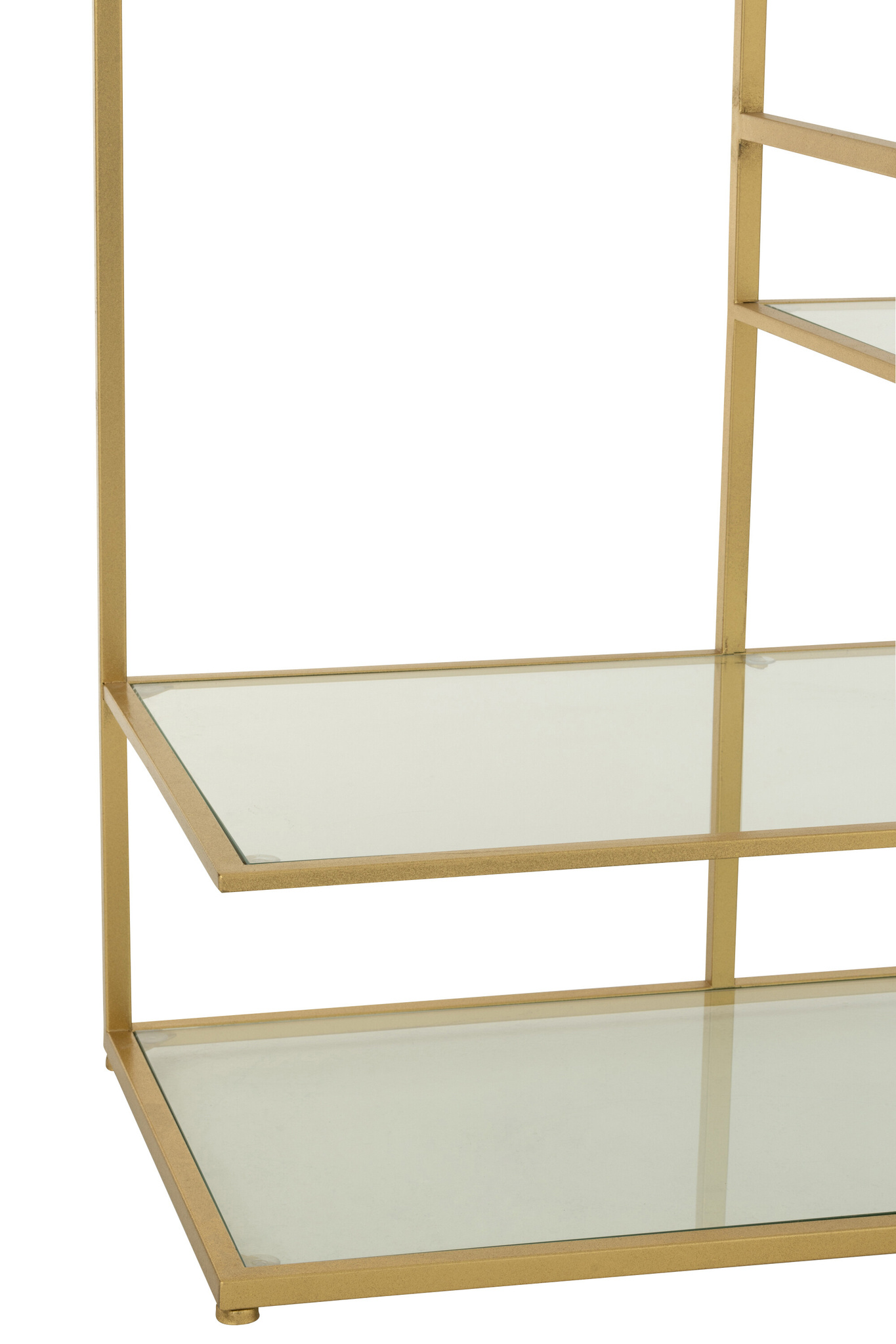 J-LINE CONSOLE IJZER/GLAS GOUDKLEURIG